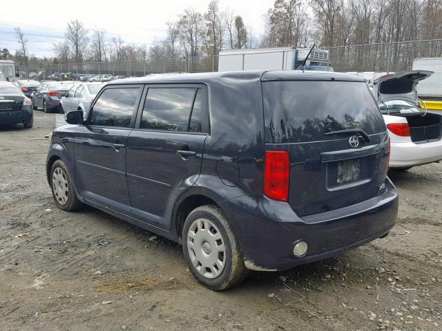 JTLKE50E591084007 - 2009 TOYOTA SCION XB BLACK photo 3