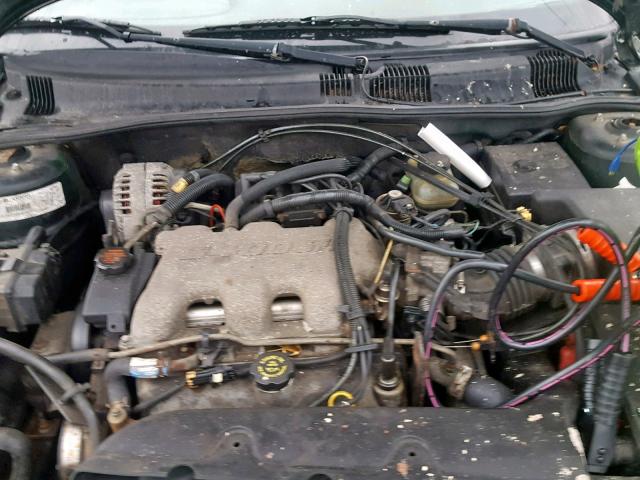 1G2NW52E81C245949 - 2001 PONTIAC GRAND AM G GREEN photo 7