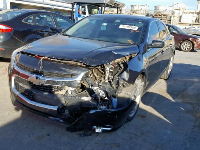 1G11G5SX4FF326535 - 2015 CHEVROLET MALIBU LTZ შავი ფოტო 2