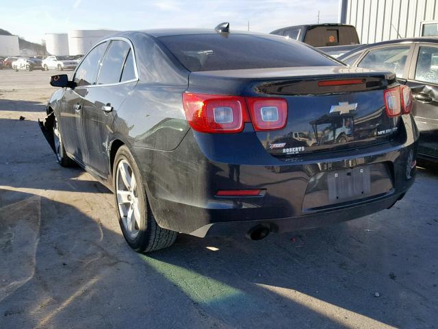 1G11G5SX4FF326535 - 2015 CHEVROLET MALIBU LTZ შავი ფოტო 3