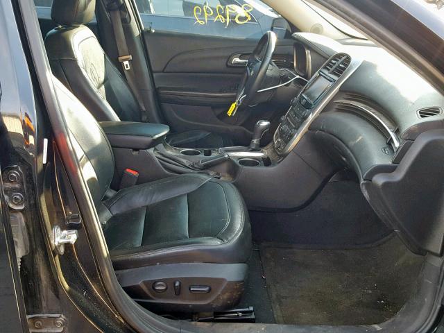 1G11G5SX4FF326535 - 2015 CHEVROLET MALIBU LTZ შავი ფოტო 5
