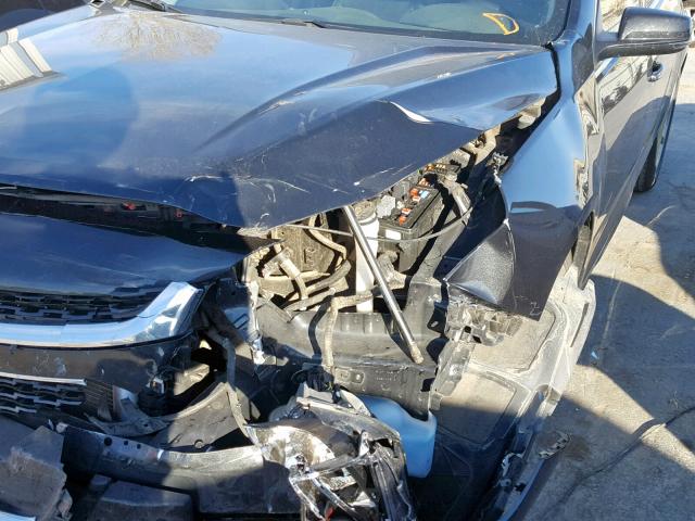 1G11G5SX4FF326535 - 2015 CHEVROLET MALIBU LTZ შავი ფოტო 9