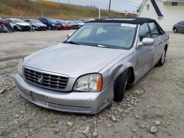 1G6KD54Y84U262053 - 2004 CADILLAC DEVILLE SILVER photo 2