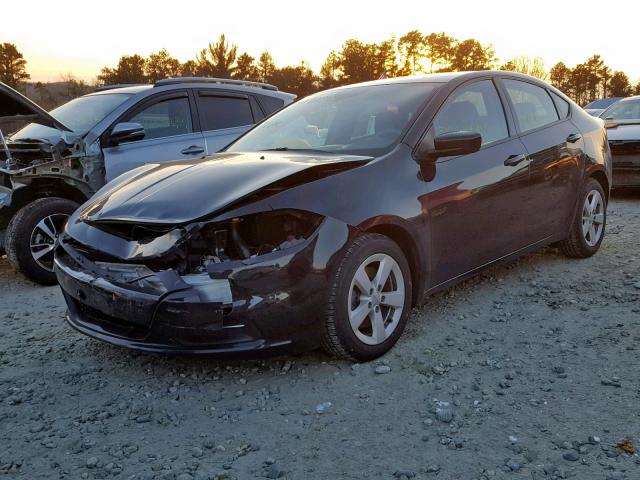 1C3CDFBB4FD390061 - 2015 DODGE DART SXT BLACK photo 2