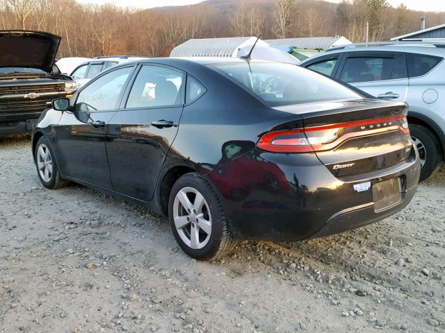 1C3CDFBB4FD390061 - 2015 DODGE DART SXT BLACK photo 3