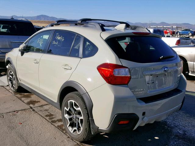 JF2GPANC7HH253494 - 2017 SUBARU CROSSTREK CREAM photo 3