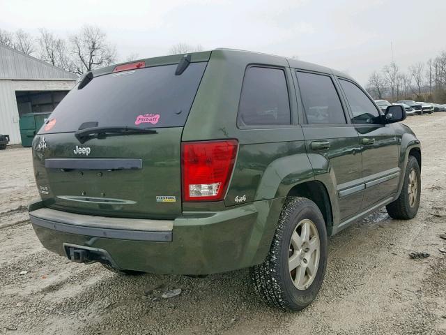 1J8HR48N48C208868 - 2008 JEEP GRAND CHER GREEN photo 4