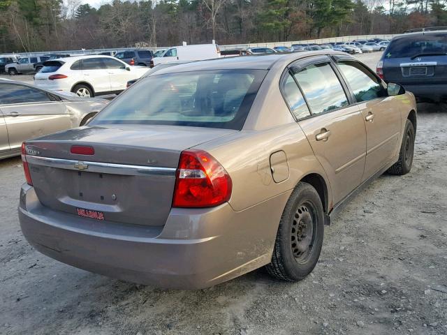 1G1ZS58F87F173112 - 2007 CHEVROLET MALIBU LS 米色 照片 4