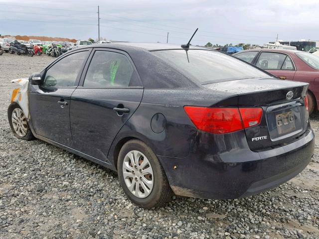 KNAFU4A2XA5208930 - 2010 KIA FORTE EX BLACK photo 3