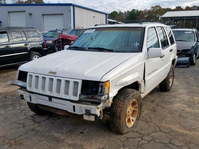 1J4GZ78SXWC344388 - 1998 JEEP GRAND CHER WHITE photo 2