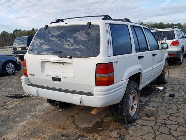 1J4GZ78SXWC344388 - 1998 JEEP GRAND CHER WHITE photo 4