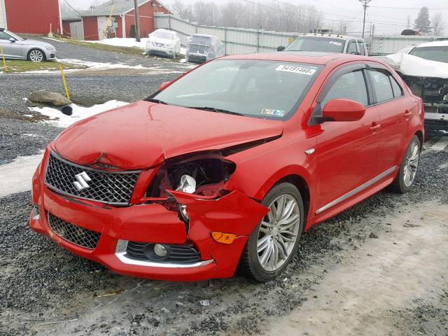 JS2RF9A88C6100207 - 2012 SUZUKI KIZASHI SP RED photo 2