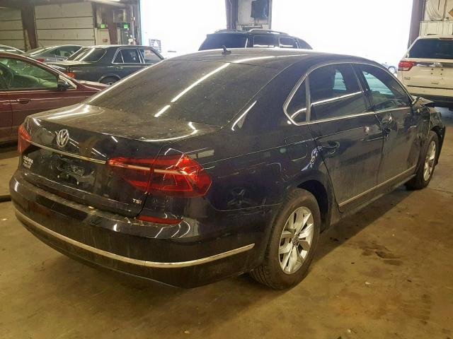 1VWAT7A39HC057057 - 2017 VOLKSWAGEN PASSAT S BLACK photo 4