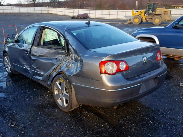 WVWAK93C68P001200 - 2008 VOLKSWAGEN PASSAT KOM GRAY photo 3