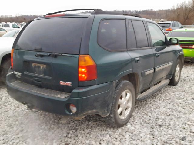 1GKDT13S552147152 - 2005 GMC ENVOY GREEN photo 4