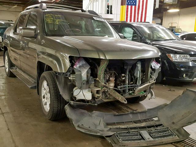 2HJYK16406H533561 - 2006 HONDA RIDGELINE GREEN photo 1