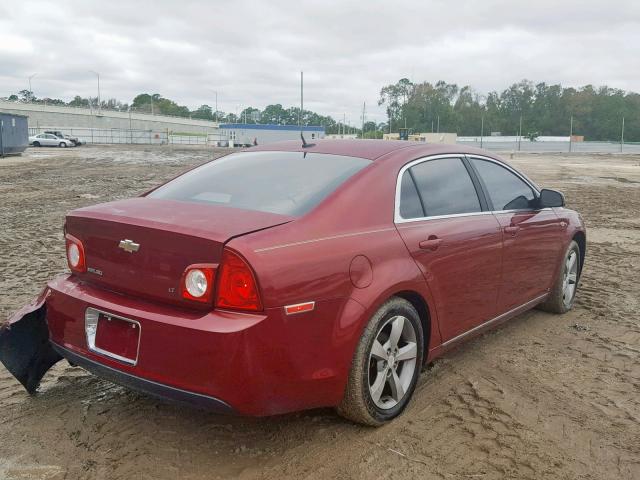 1G1ZJ57B08F182874 - 2008 CHEVROLET MALIBU 2LT MAROON photo 4