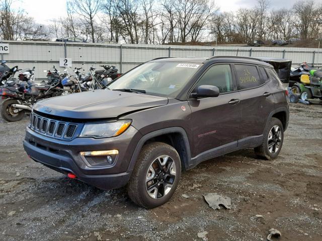 3C4NJDDB1HT689177 - 2017 JEEP COMPASS TR GRAY photo 2