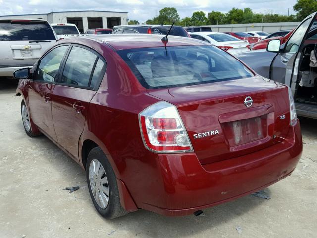 3N1AB61E37L684716 - 2007 NISSAN SENTRA 2.0 RED photo 3