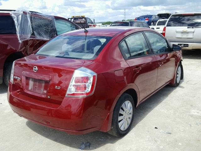 3N1AB61E37L684716 - 2007 NISSAN SENTRA 2.0 RED photo 4