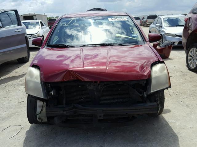 3N1AB61E37L684716 - 2007 NISSAN SENTRA 2.0 RED photo 9