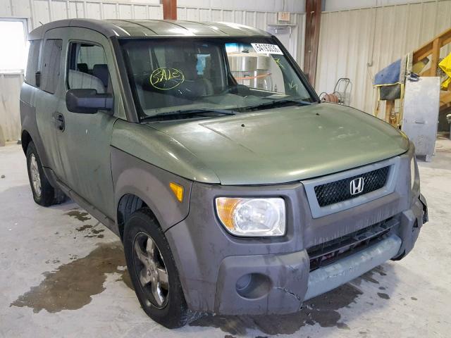 5J6YH28594L036324 - 2004 HONDA ELEMENT EX GREEN photo 1