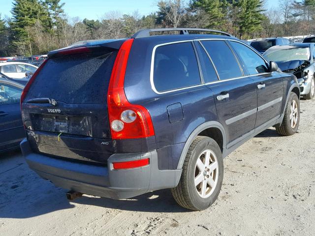 YV1CZ592351161085 - 2005 VOLVO XC90 BLUE photo 4