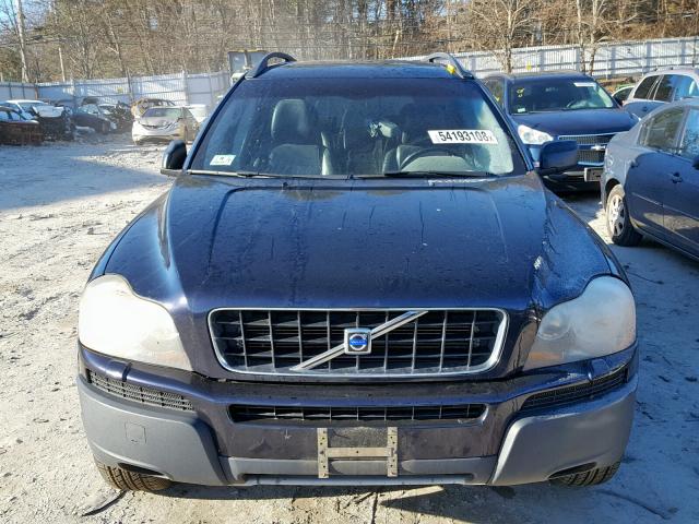 YV1CZ592351161085 - 2005 VOLVO XC90 BLUE photo 9