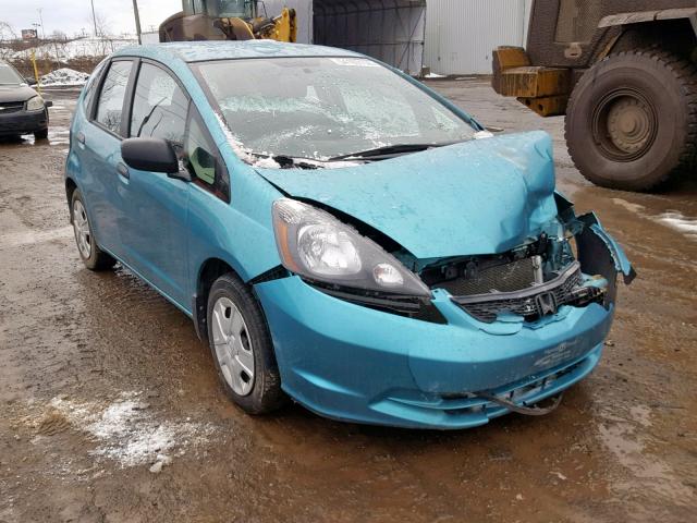 LUCGE8G38D3009351 - 2013 HONDA FIT DX-A TURQUOISE photo 1