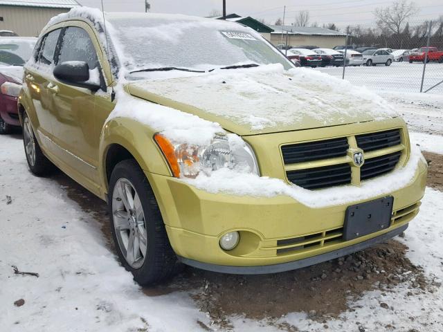 1B3CB4HA4AD563494 - 2010 DODGE CALIBER SX GREEN photo 1