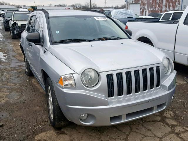 1J8FT47W38D654491 - 2008 JEEP COMPASS SP SILVER photo 1