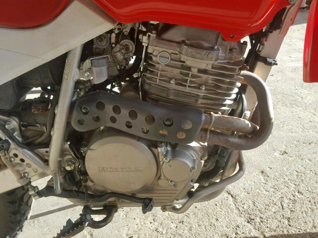 JH2RD06049K700082 - 2009 HONDA XR650 L RED photo 7