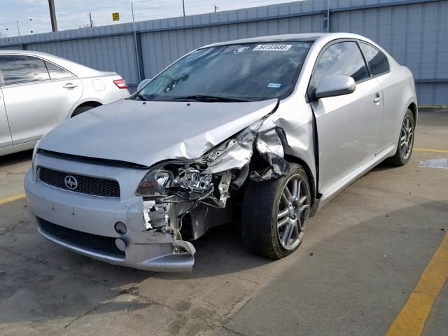 JTKDE177X70148901 - 2007 TOYOTA SCION TC ვერცხლისფერი ფოტო 2