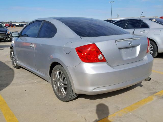JTKDE177X70148901 - 2007 TOYOTA SCION TC ვერცხლისფერი ფოტო 3