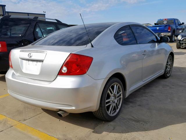 JTKDE177X70148901 - 2007 TOYOTA SCION TC ვერცხლისფერი ფოტო 4