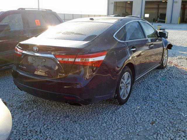 4T1BK1EB4FU140486 - 2015 TOYOTA AVALON XLE BLACK photo 4