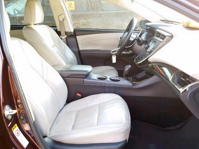 4T1BK1EB4FU140486 - 2015 TOYOTA AVALON XLE BLACK photo 5