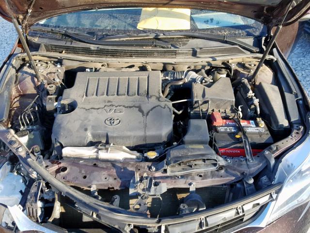 4T1BK1EB4FU140486 - 2015 TOYOTA AVALON XLE BLACK photo 7