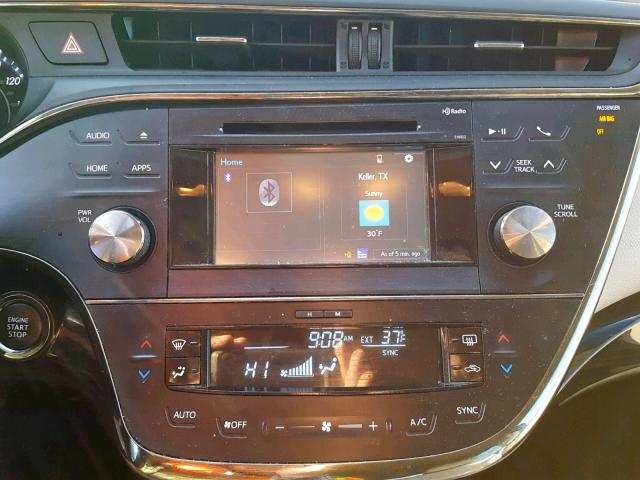 4T1BK1EB4FU140486 - 2015 TOYOTA AVALON XLE BLACK photo 9