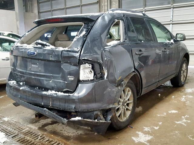 2FMDK48C47BB20406 - 2007 FORD EDGE SEL BLUE photo 4