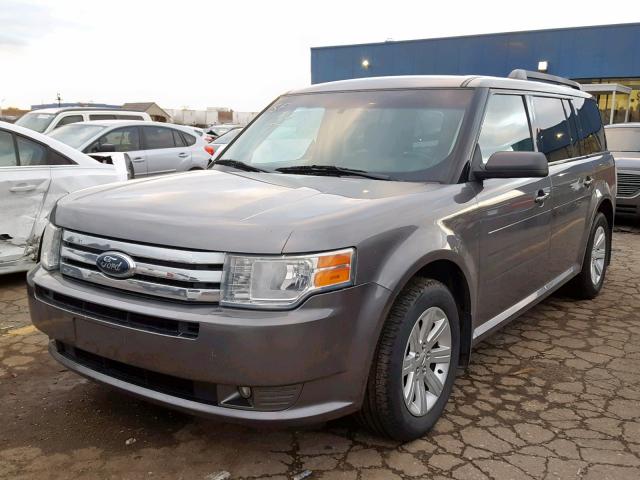 2FMDK51C29BA08075 - 2009 FORD FLEX SE GRAY photo 2