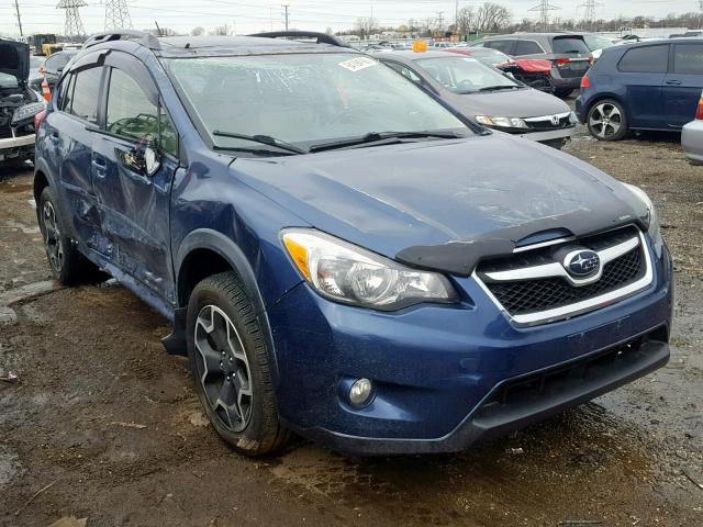 JF2GPAKC0D2820100 - 2013 SUBARU XV CROSSTR BLUE photo 1