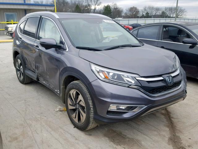 5J6RM3H98GL011699 - 2016 HONDA CR-V TOURI GRAY photo 1