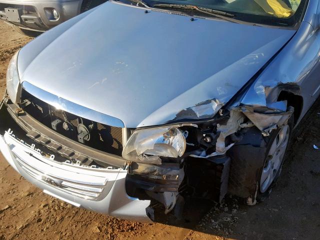 KNAFE121775454649 - 2007 KIA SPECTRA EX BLUE photo 9