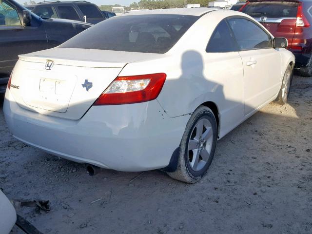 2HGFG12948H569997 - 2008 HONDA CIVIC EXL WHITE photo 4