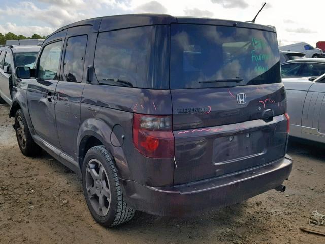 5J6YH18978L006659 - 2008 HONDA ELEMENT SC MAROON photo 3