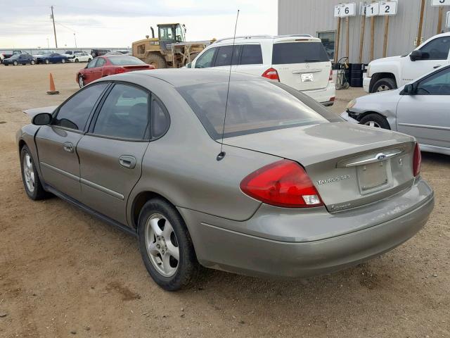 1FAFP55242G244280 - 2002 FORD TAURUS SES GRAY photo 3