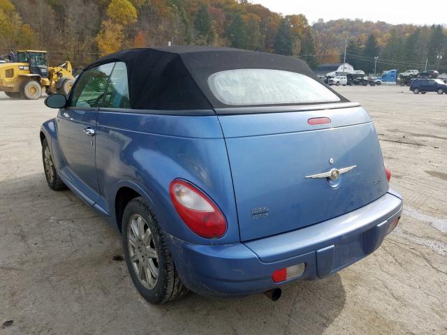 3C3JY55EX6T294604 - 2006 CHRYSLER PT CRUISER BLUE photo 3