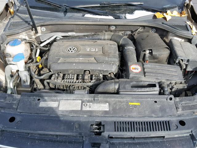 1VWAT7A36FC036311 - 2015 VOLKSWAGEN PASSAT S BROWN photo 7