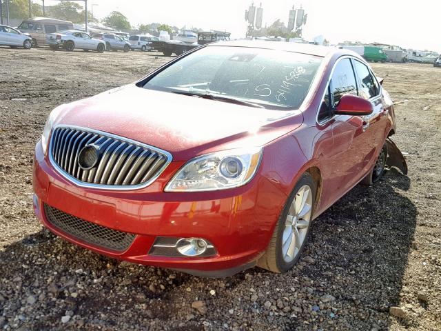 1G4PR5SK1E4100927 - 2014 BUICK VERANO CON RED photo 2